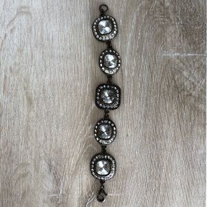 Vintage-style Banana Republic rhinestone bracelet